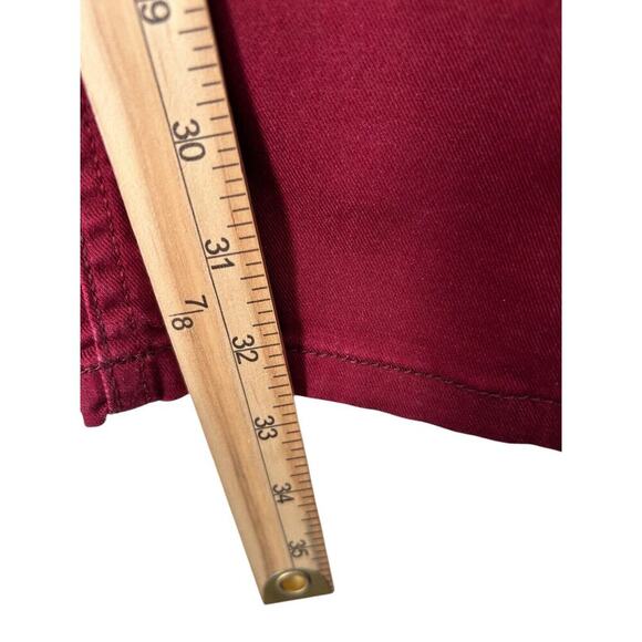 5.11 Tactical Defender-Flex Slim Jeans Womens Size 8 Long Red Mid Rise Utility - Picture 10 of 14